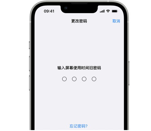 皇姑iPhone屏幕维修分享iPhone屏幕使用时间密码忘记了怎么办 