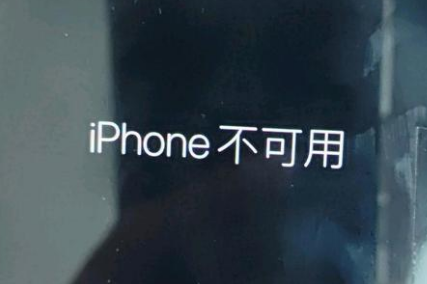 皇姑苹果服务网点分享锁屏界面显示“iPhone 不可用”如何解决 